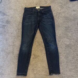 Current/Elliott Women's Dark Blue Skinny Jeans